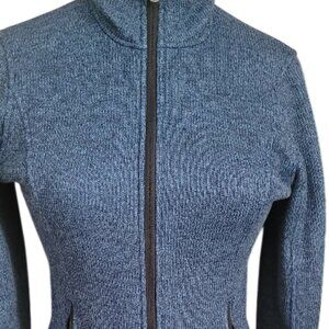 𝅺SPYDER  Zip Up Sweater Jacket Medium Heather Blue